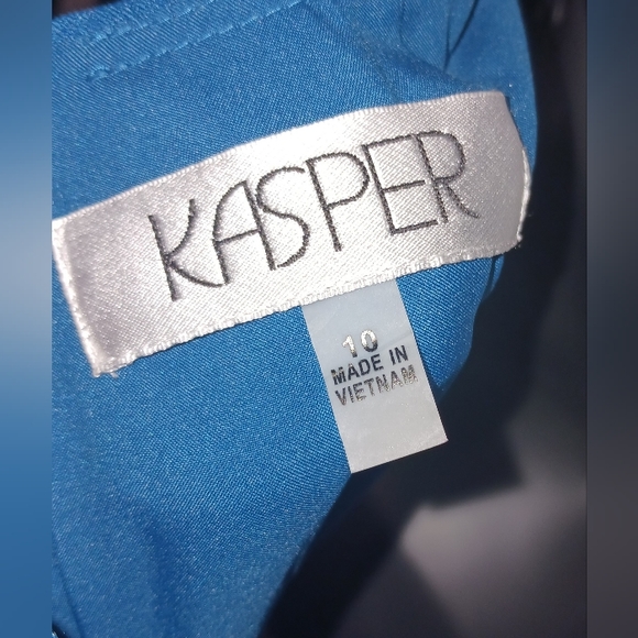 Teal Dress Kasper - Picture 3 of 4